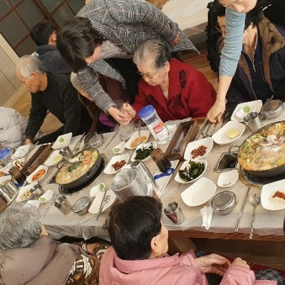 1월9일 이용자외식지원(주야간보호&방문요양) 이미지